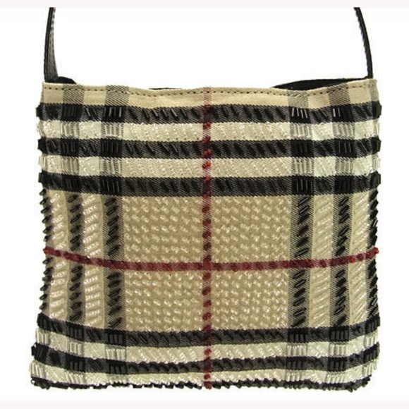 Burberry Shoulder bag Beige Black Woman Authentic Used - Picture 6 of 7